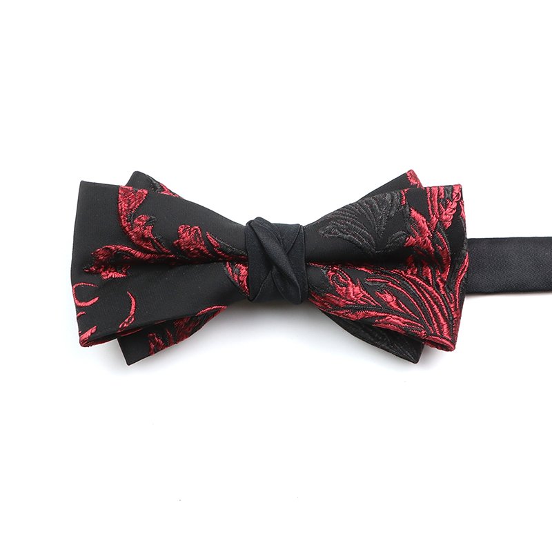 New Design Paisley Bow Tie Handkerchief Cufflinks Set For Men Business Wedding Bowtie Pocket Square Gifts Ties