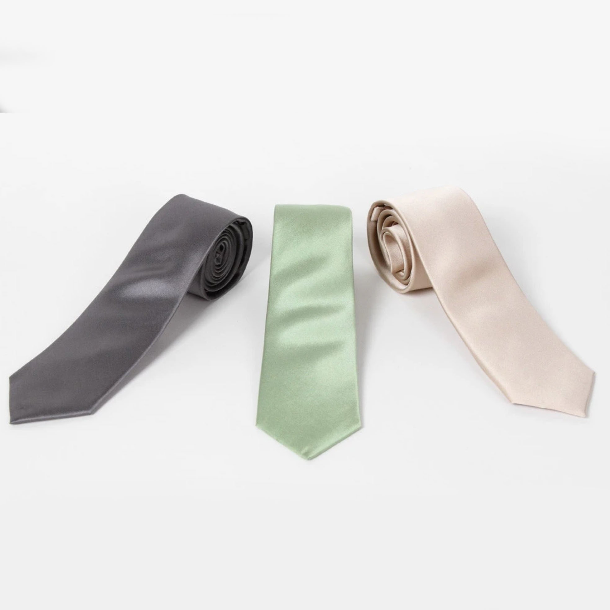 Plain 100% Silk Tie