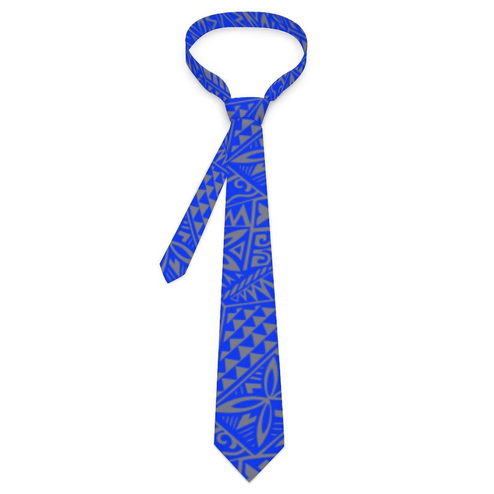 Polynesian Samoan Tribal Design Custom Business Casual Classic Business Tie Men Polyester Tie Necktie Dropship