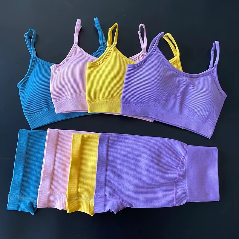 Seamless Hot Selling Crossed Back Tops Bra Sexy Design Sportswear Gym Yoga sport bra top fitness For Women
