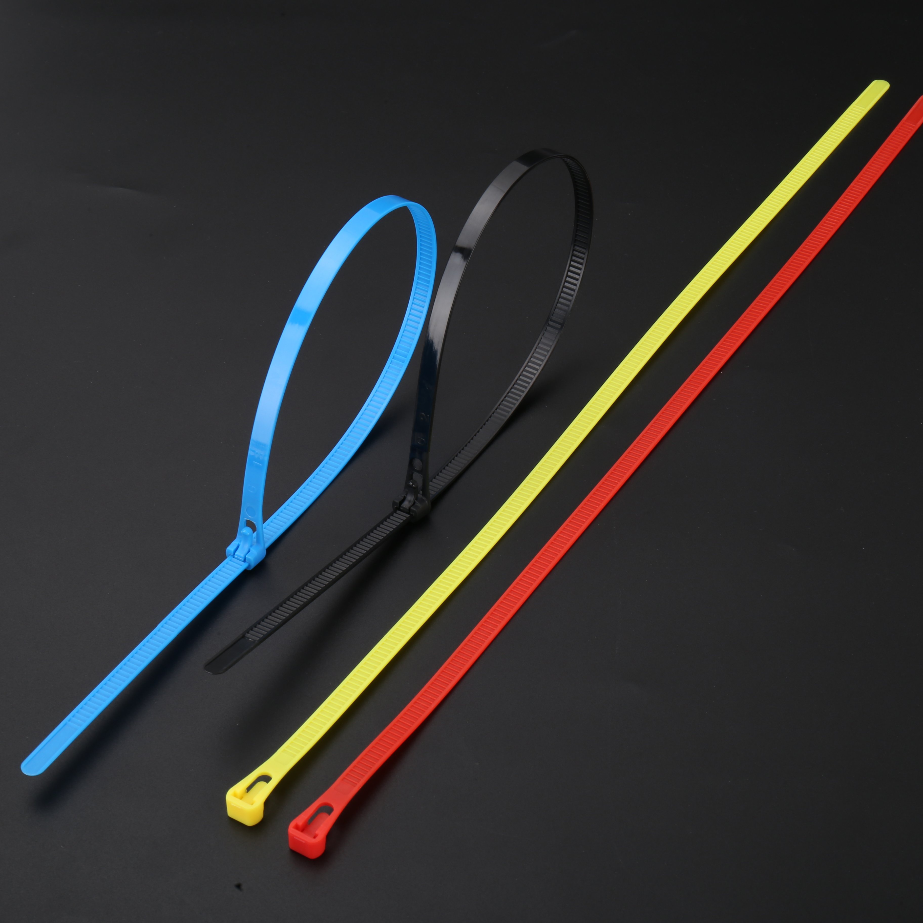 OURO Factory Direct Selling Cheap self-locking Nylon 66 cable Zip ties With self-locking cable ties Plastic cable ties