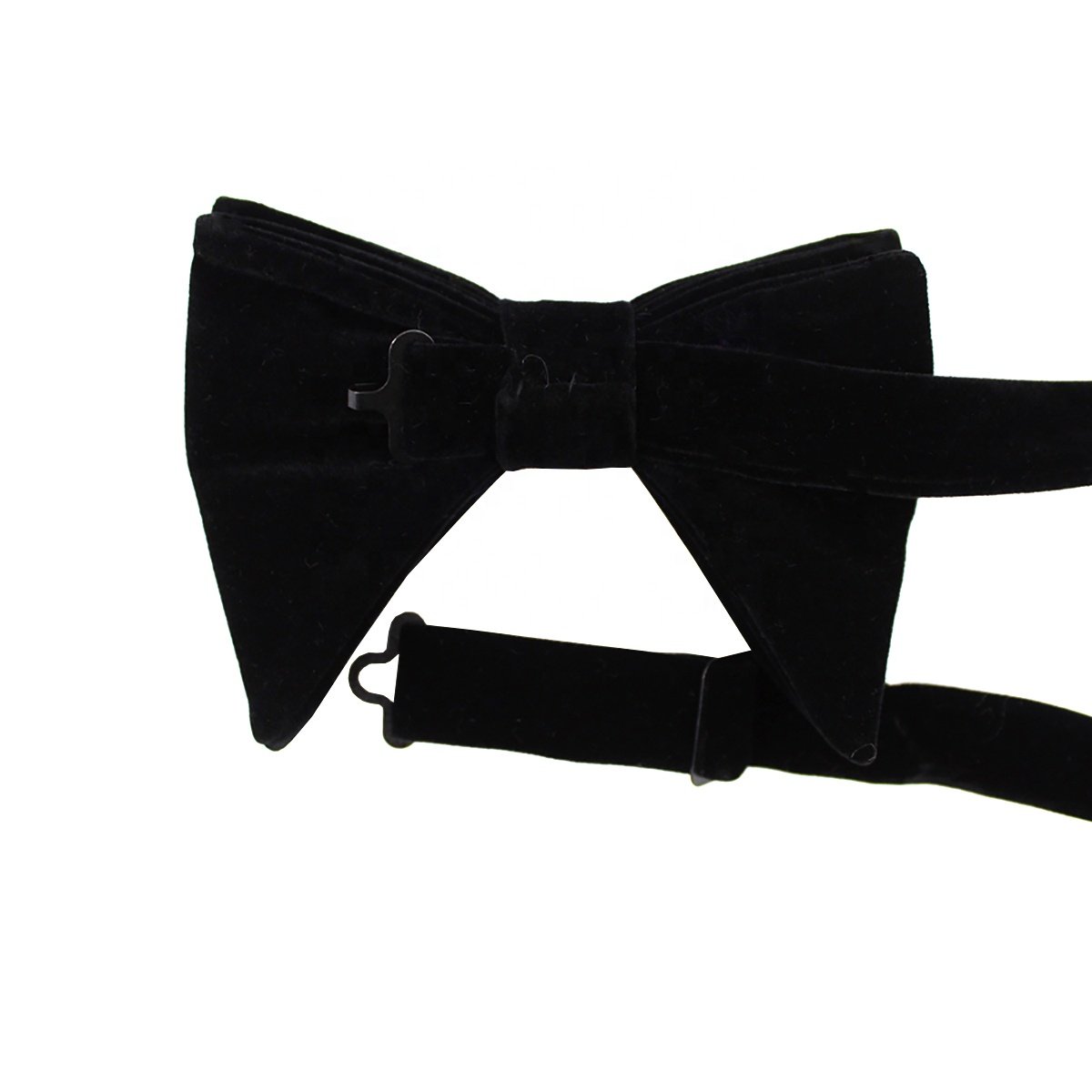 Velvet Large Bow Ties Noeud Papillon Handmade Floppy Polyester Pretied Bowties Adjustable Big Men Velvet Bow Tie Oversized