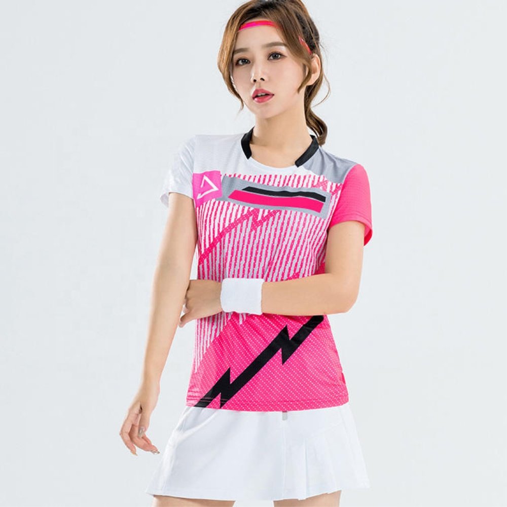 OEM hot style sportswear tennis uniform high quality fashion breathable women high stretchy short tennis skirts
