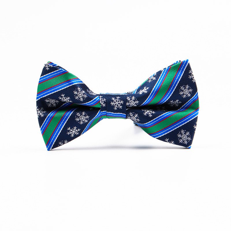 Wholesale High Quality Christmas Xmas Polyester Bow ties For boy