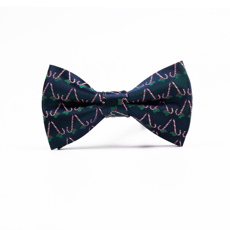 Wholesale High Quality Christmas Xmas Polyester Bow ties For boy