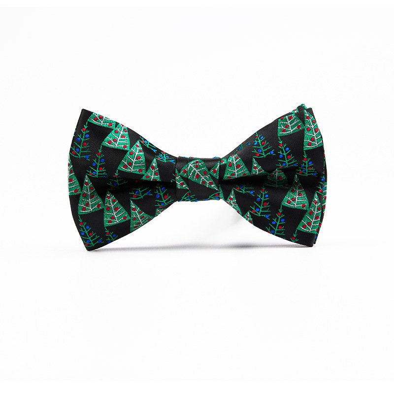 Wholesale High Quality Christmas Xmas Polyester Bow ties For boy