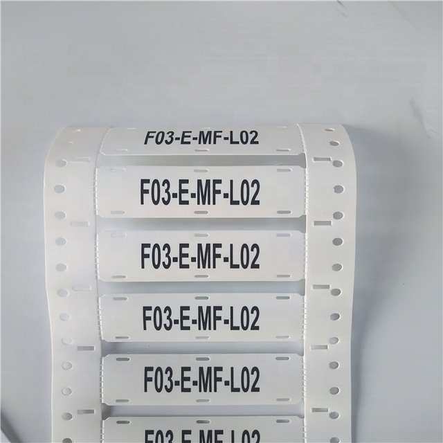 CMT-2 Printable tags for fiber optic wire identification plate