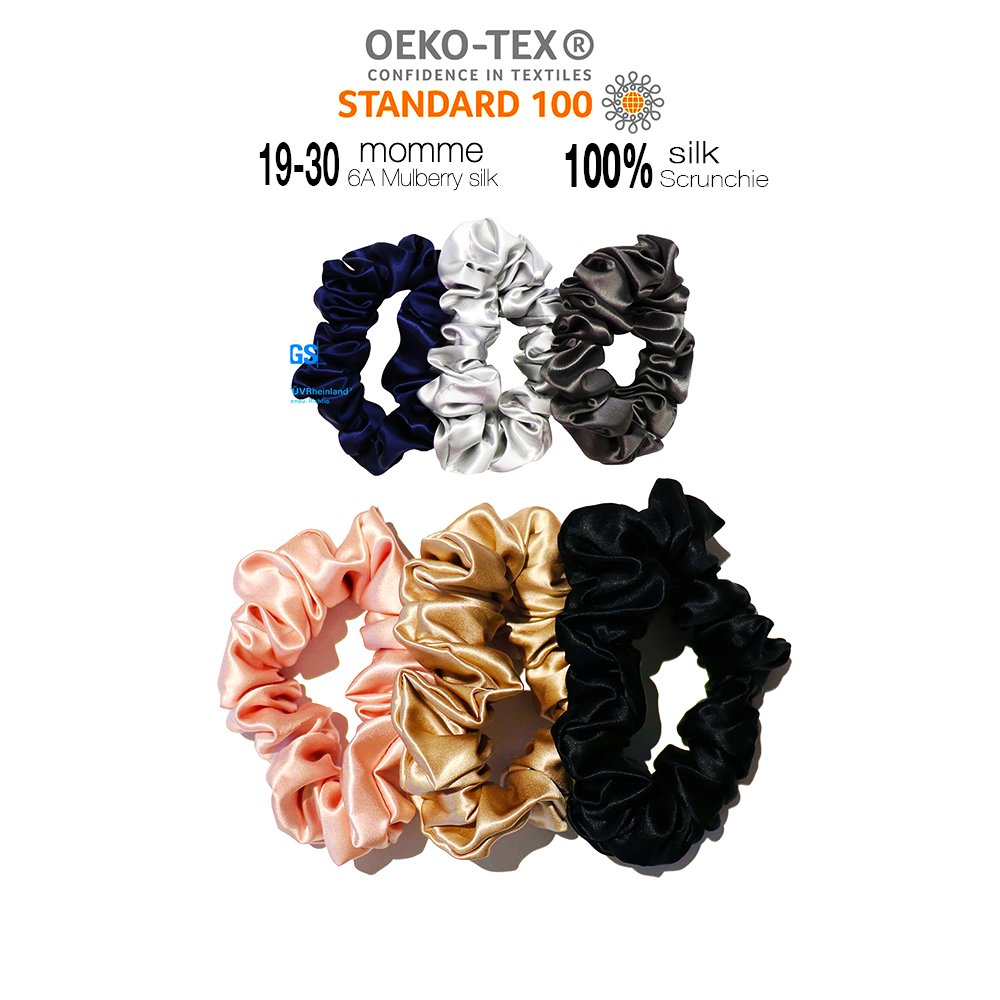 Best Seller Fashion Silk Scrunchies Bulk Satin Silk Scrunchies Hair Ties Accessories For Women Girls