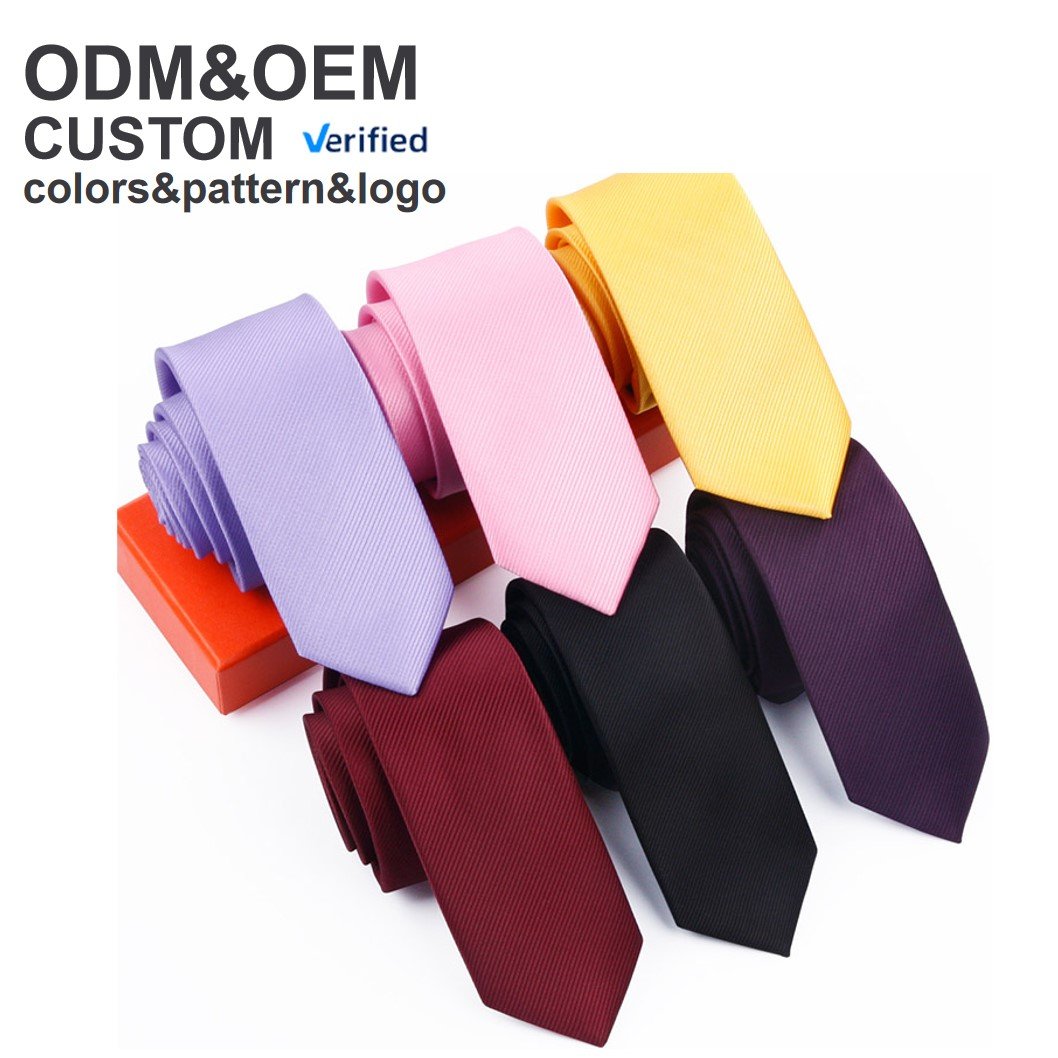 Wholesale Lot 6 PCS Classic Gigt-worthy Men's Striped Patterned Silk Tie Necktie Woven Jacquard Fashionable Neck Ties for Gift