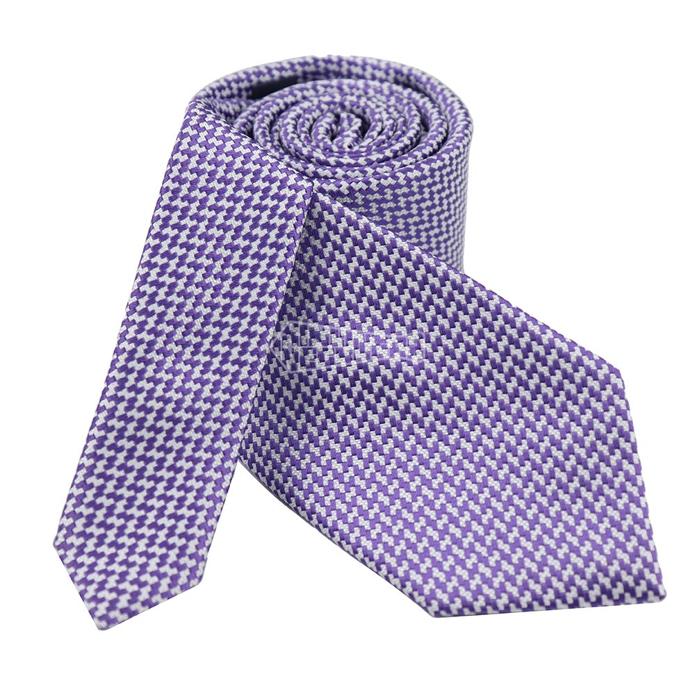 Custom Red White Herringbone Wholesale Business Suits Accessories Woven Designer Neckties Men Fashion Ties For Men