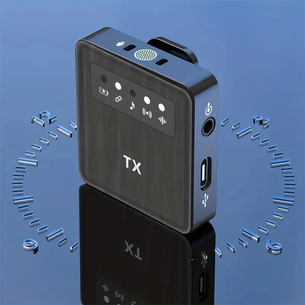 X1 Professional Wireless Lapel Microphone with Tie Clip - High-Quality