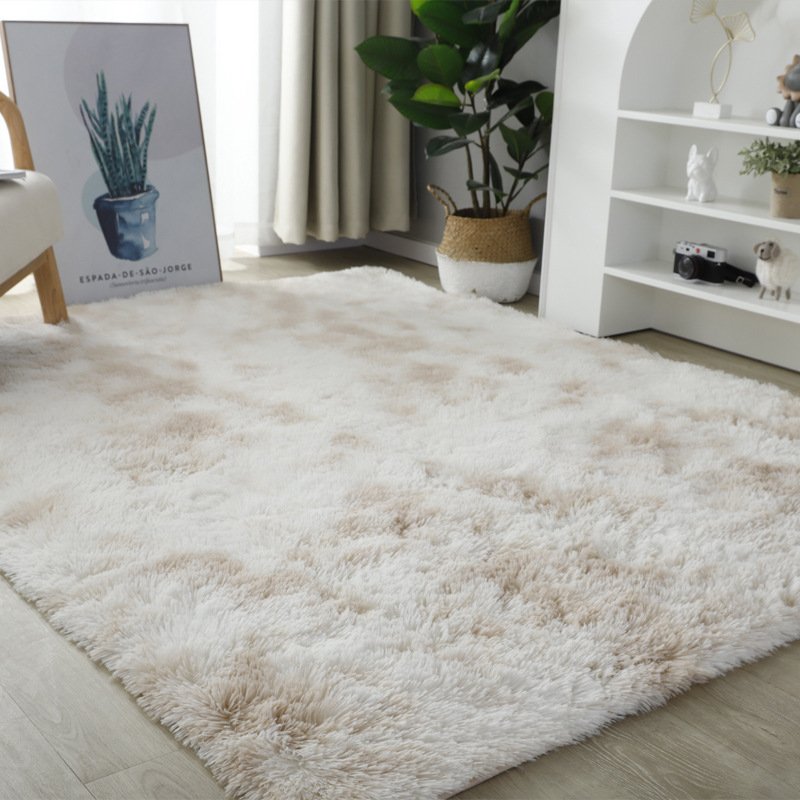 Exclusive household tie-dye tufted carpet Bedroom plush rugs carpet modern minimalist rug floor mat modern Nordic
