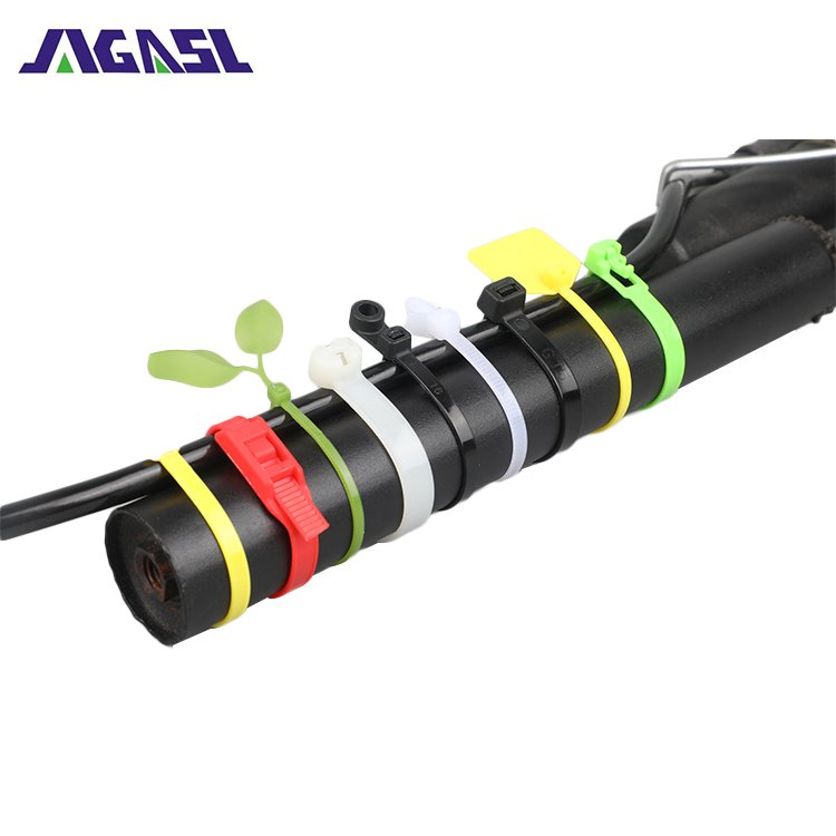 Custom High Quality Plastic Twist Nylon 66 Tie Tag Wire Mount