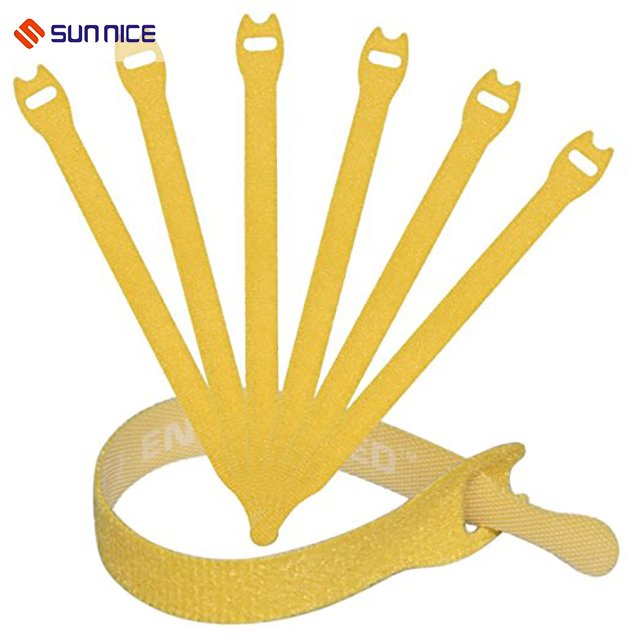 Custom Made Reusable Nylon Cable Tie Hook and Loop Tie for sales