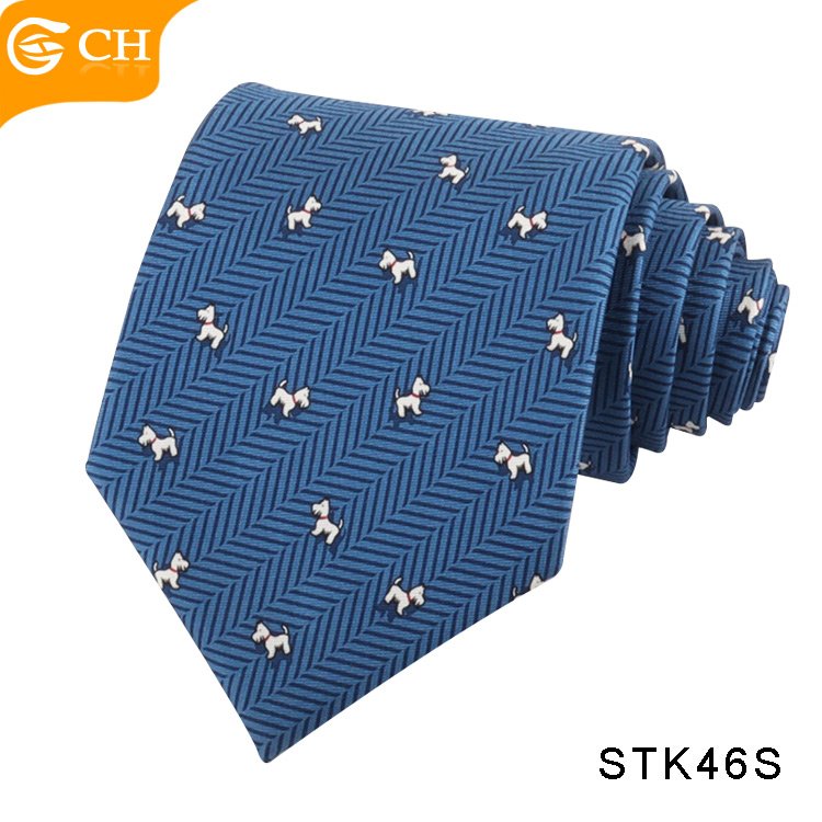 High Quality Wholesale 100% Silk Necktie Navy Blue Red Plaid Striped Necktie Silk Printed Neck Ties Men