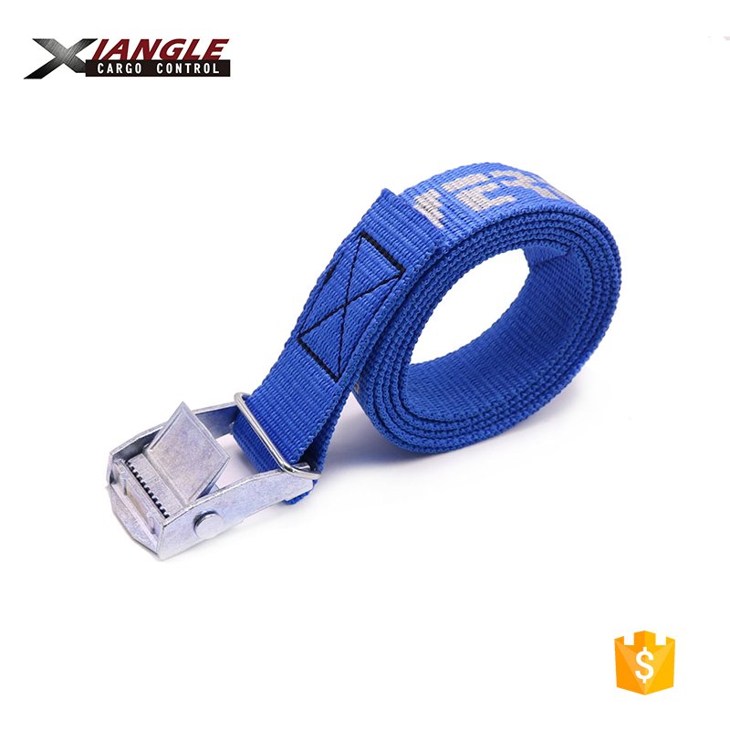 250kgs 25mm custom logo print tie down strap cargo lashing straps with cam buckle