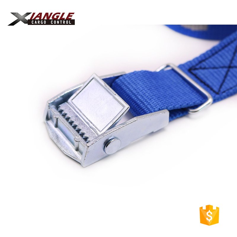 250kgs 25mm custom logo print tie down strap cargo lashing straps with cam buckle