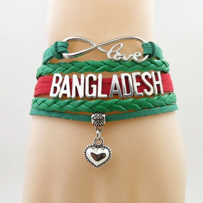 80 Models Bangladesh Country Flag Map Tie Clip Lapel Pin Ring Brooch Cuff Link Necklace Bracelet Earrings Key Chain Jewelry Set