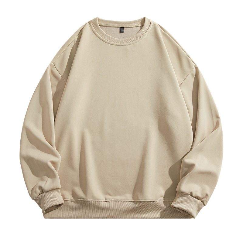 Men's Eco-Friendly Pure Cotton Oversized Crew-Neck Sweatshirt XL PULlover Hooded 3D Printed Blank Embroidery Loose Fit Underwear