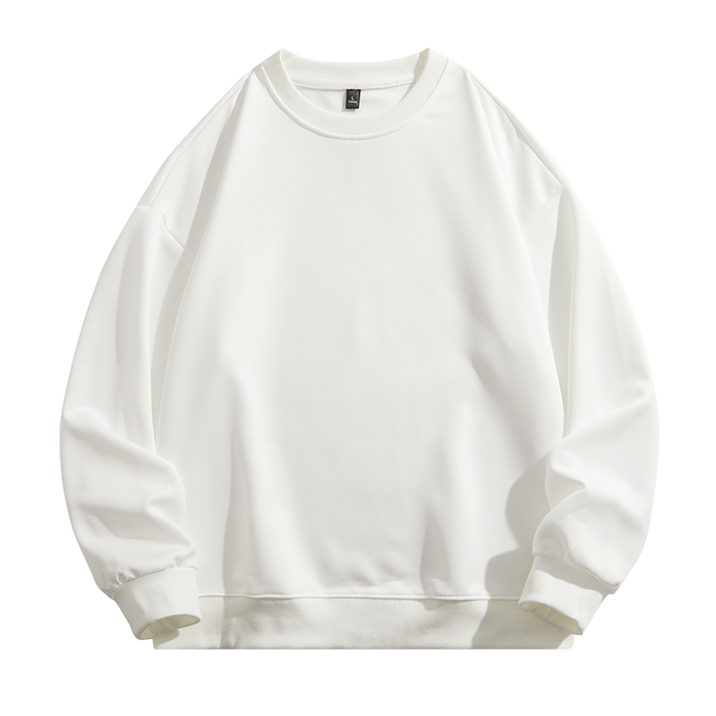 Men's Eco-Friendly Pure Cotton Oversized Crew-Neck Sweatshirt XL PULlover Hooded 3D Printed Blank Embroidery Loose Fit Underwear