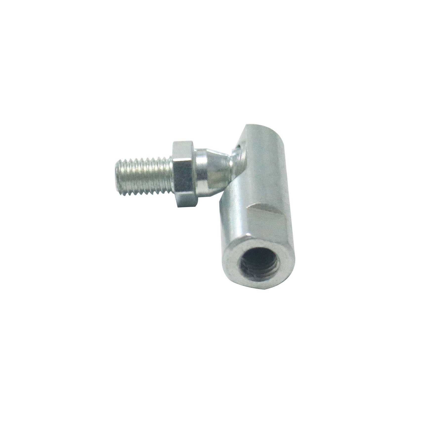 OEM CNC machining parts stainless steel tie rod ball joint straight bend fitting internal thread