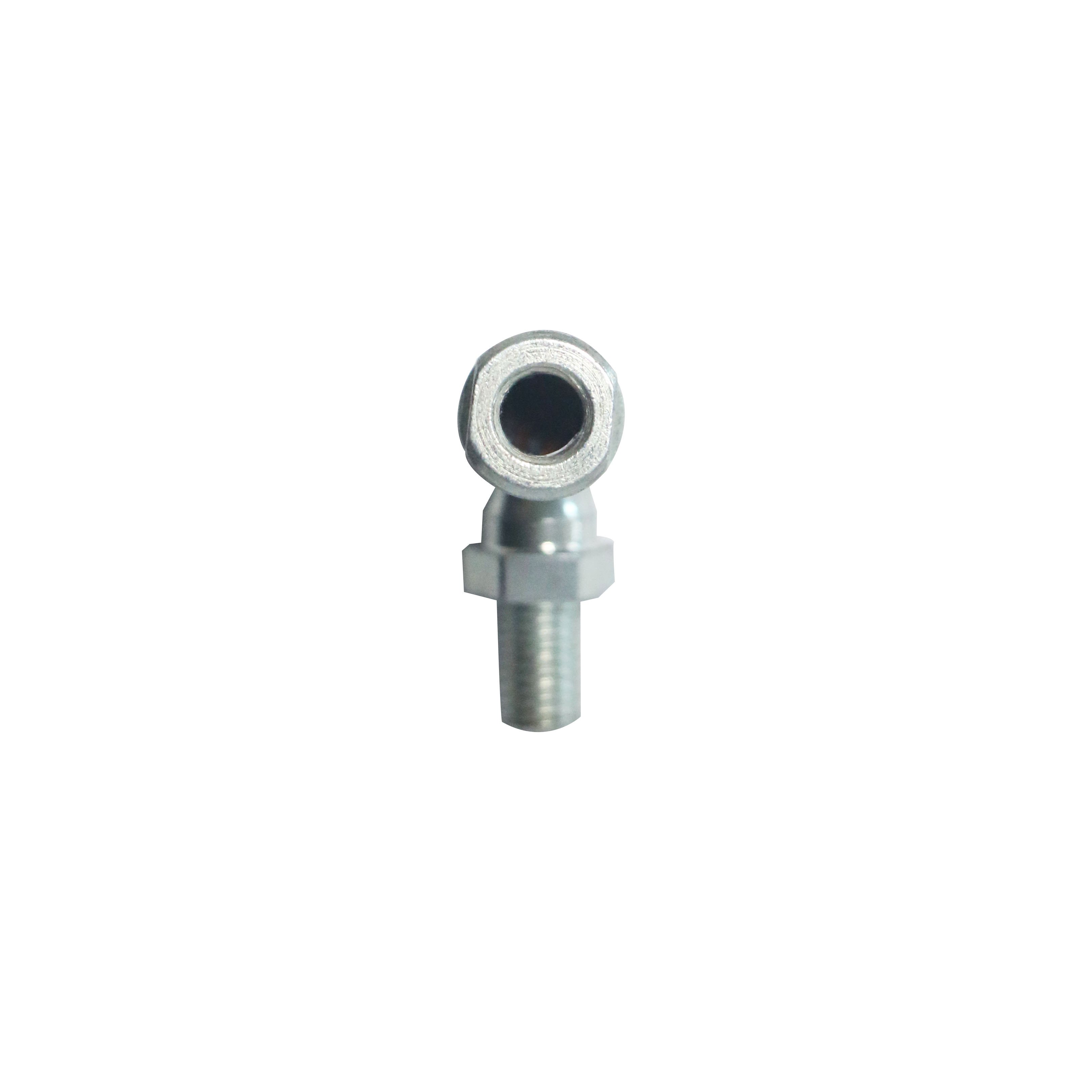 OEM CNC machining parts stainless steel tie rod ball joint straight bend fitting internal thread