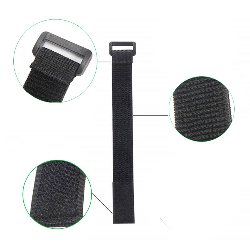 Fastening Cable tie Hook And Loop Strong Elastic Strap with buckle
