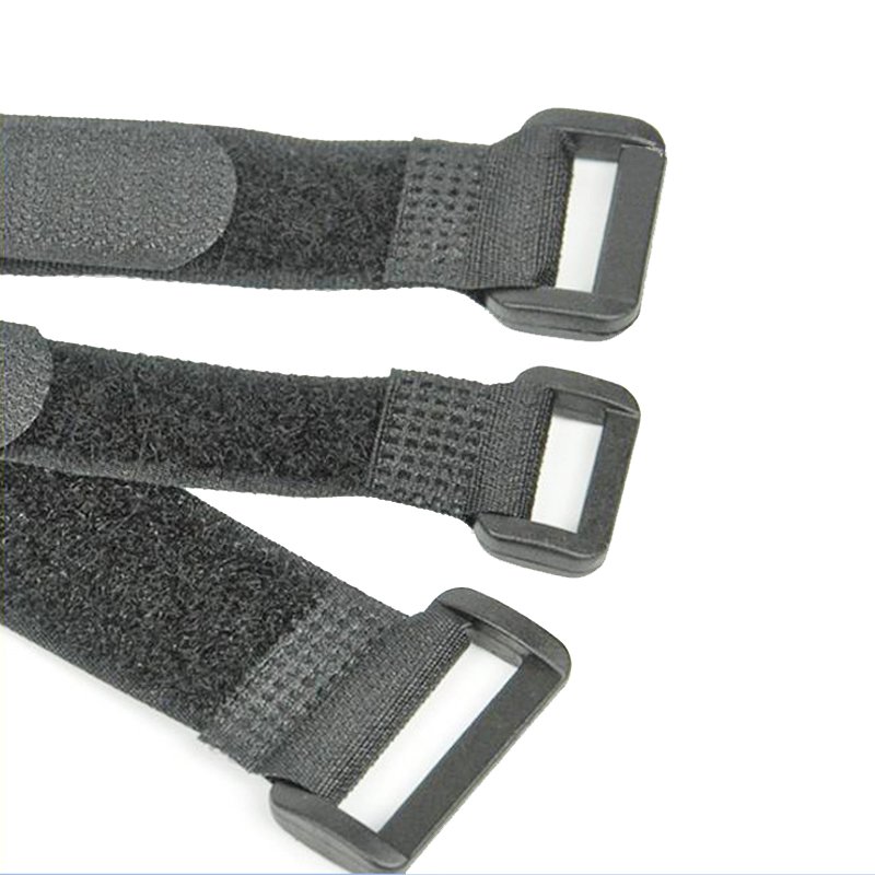 Fastening Cable tie Hook And Loop Strong Elastic Strap with buckle