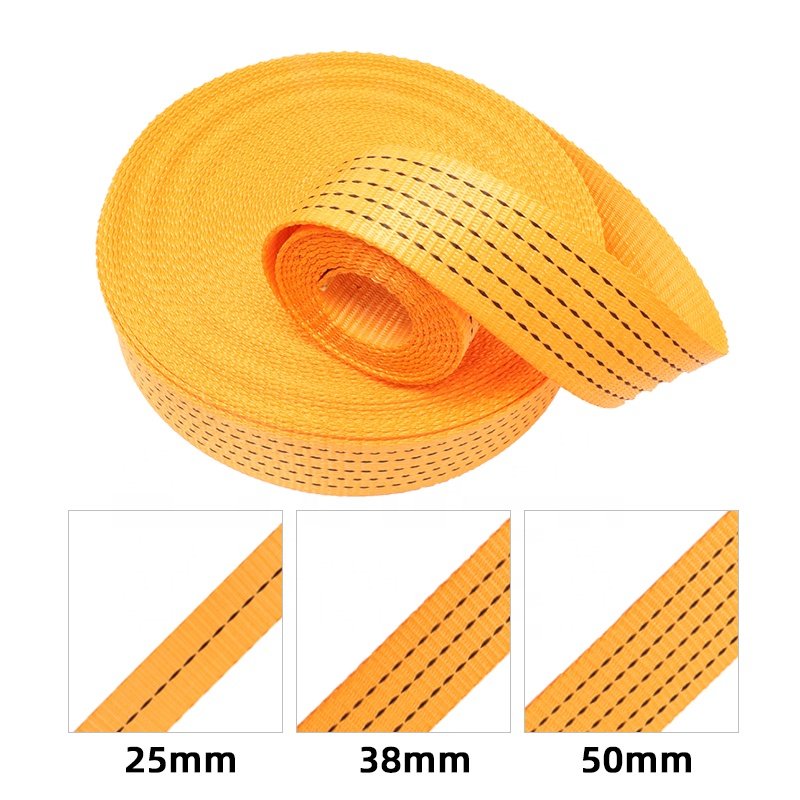 high strength polyester strap Polyester Cargo Webbing Ratchet Lashing Webbing for Ratchet Strap