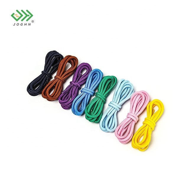 JOGHN colorful polyester shoelaces suitable for flying woven shoes sneakers hiking shoes sneakers hat rope trousers rope shoelac