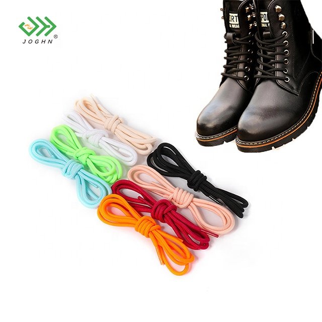 JOGHN colorful polyester shoelaces suitable for flying woven shoes sneakers hiking shoes sneakers hat rope trousers rope shoelac
