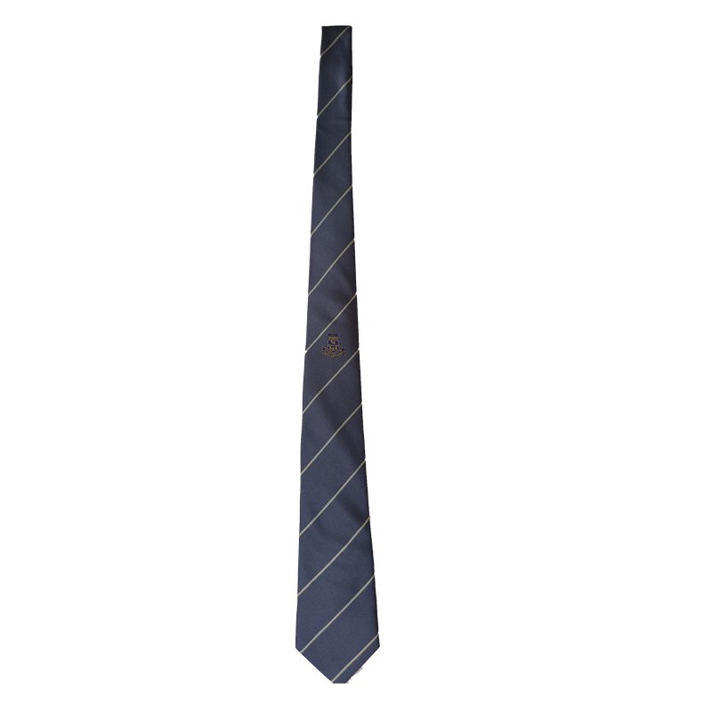 Group Custom LOGO Neck Tie Modern 100% Polyester Business Blue Men's Tie Suit Uniform Neck Ties