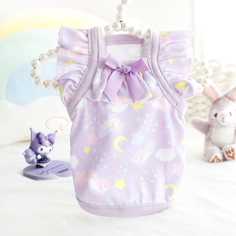 Ropa De Perro Verano New Style Lovely Princess Pet Dress Spring And Summer Dog Clothes Pet Supplies Pet Clothing