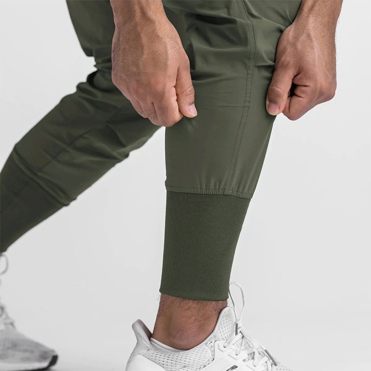 Wholesale Europe Men Long Pants Street Men's Sports Jogger Multi Pocket Trousers Elastic Waist Ankle-tied Pencil Casual Pants