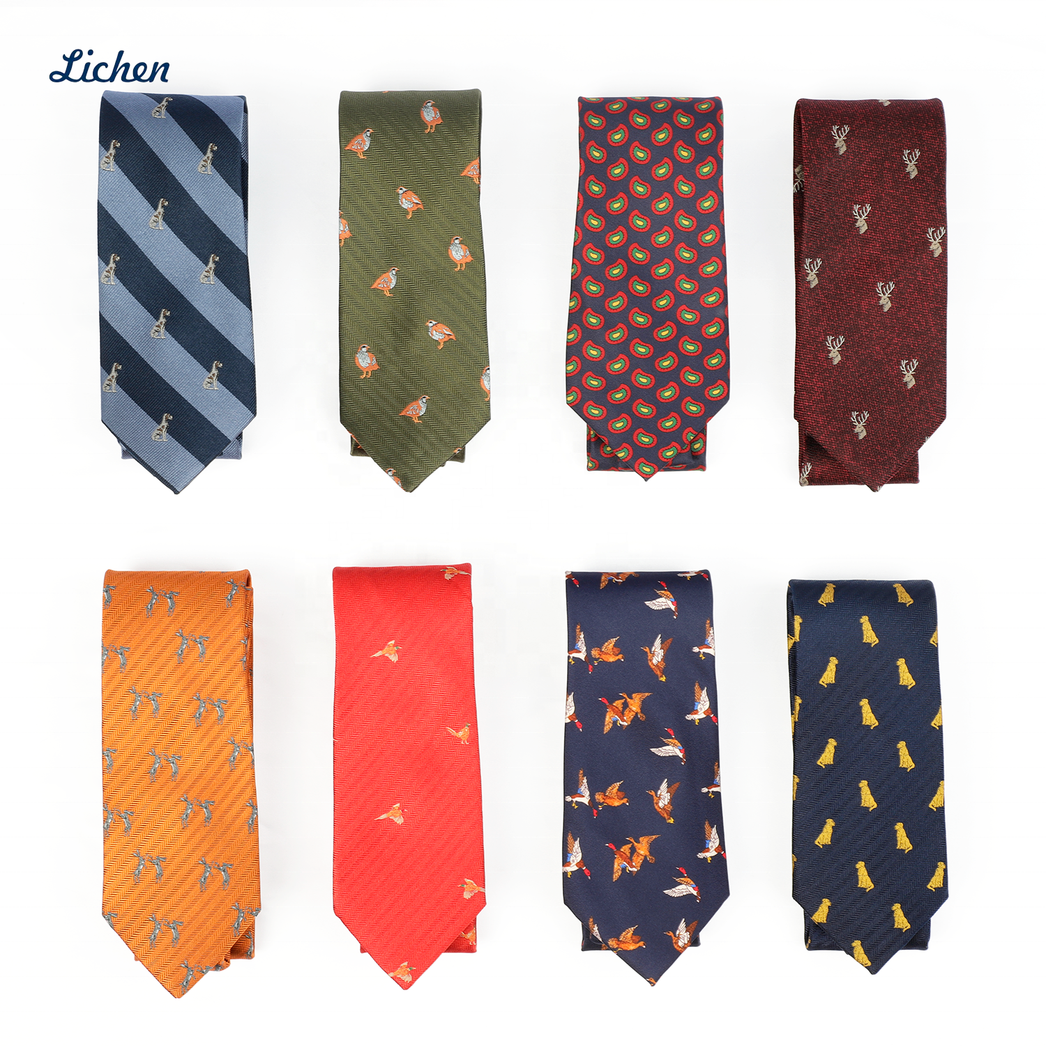 Custom Silk Ties for Men Mens Neck Ties Woven Jacquard Neckties Men Ties for Business Wedding