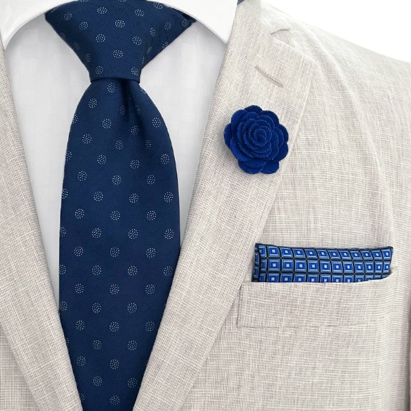 Lot stock corbatas de seda para hombre necktie set pocket square gravata masculina business style poly silk tie set with lapel
