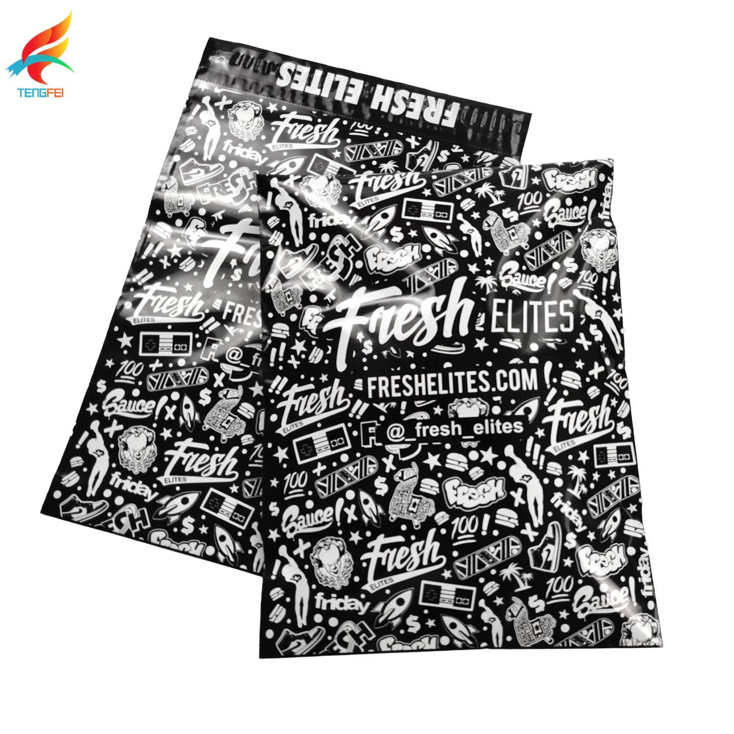 Printing Heat Sealing Wholesale Envelopes Branded Mailer Boxes Plastic Waste Bags Custom Printed Envelope Poly Bag