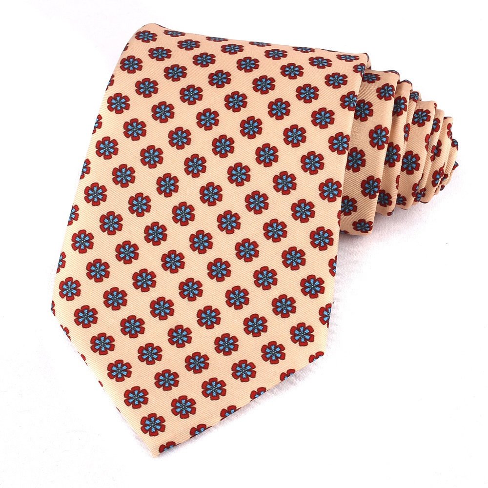 Wholesale high quality corbatas para hombre chic men ties polyester printed multicolor mens ties neckties vintage 100%