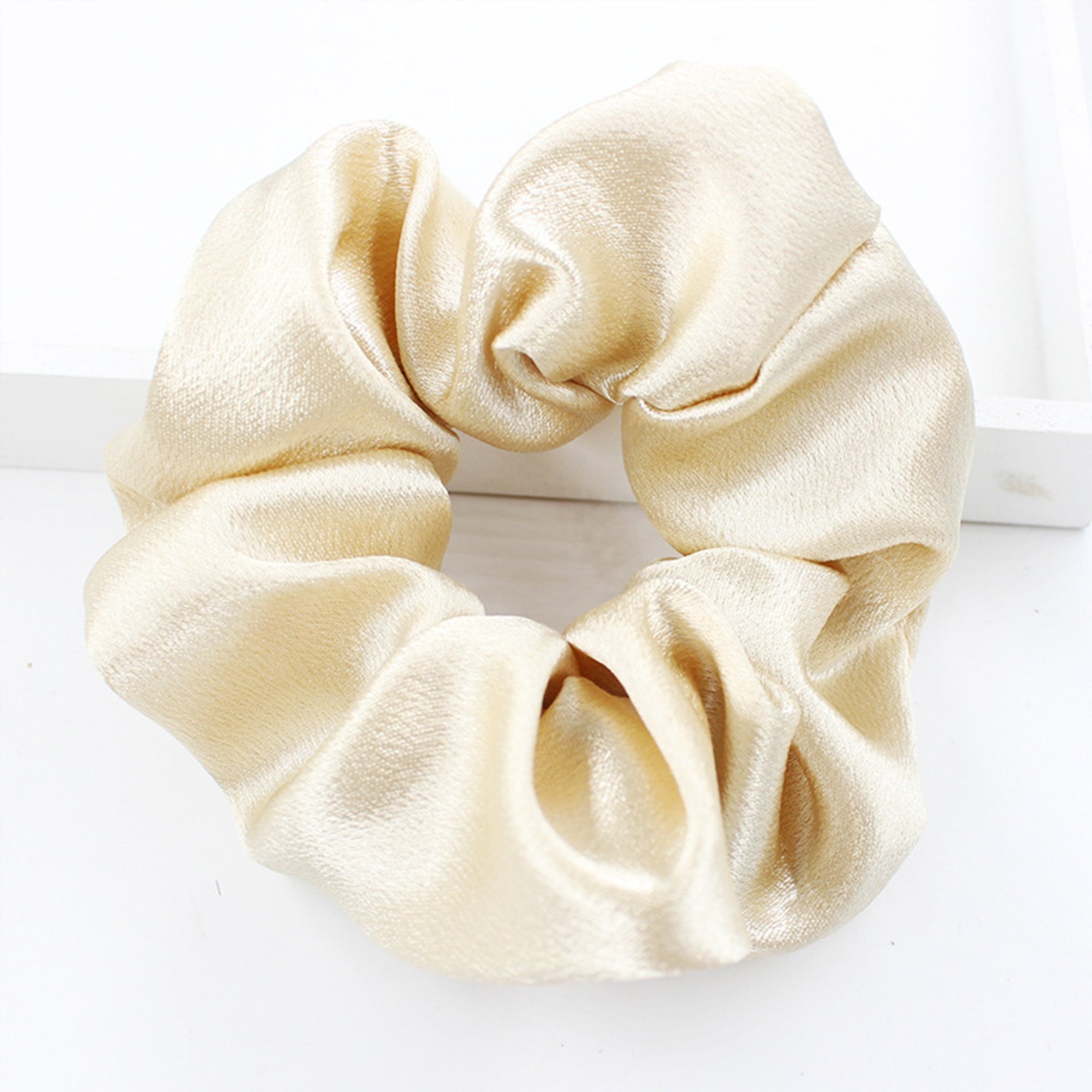 Wholesale 2023 Elastic Hair Bands Satin Silk Scrunchies