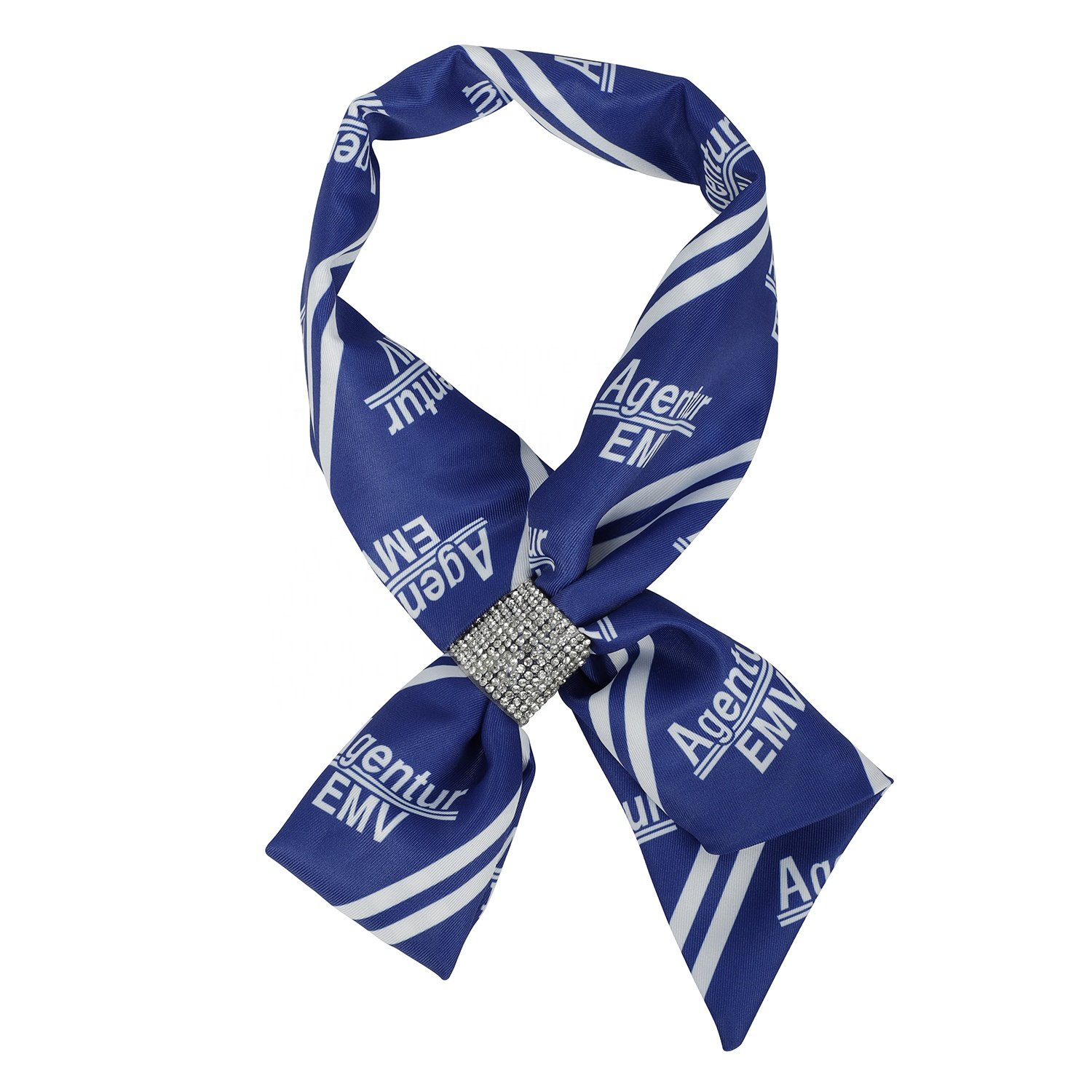 Custom High Quality Digital Printing Cheap Logo Tie Man and Knife Scarf Set