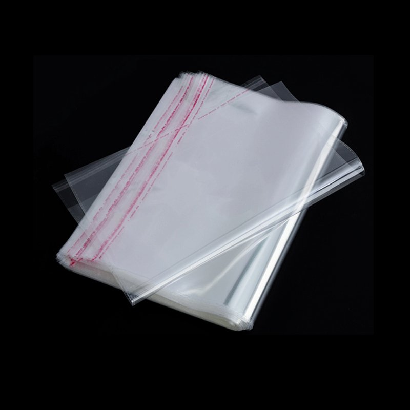 Custom Different Size Clear Transparent OPP bag Self-Adhesive Plastic Poly Bag