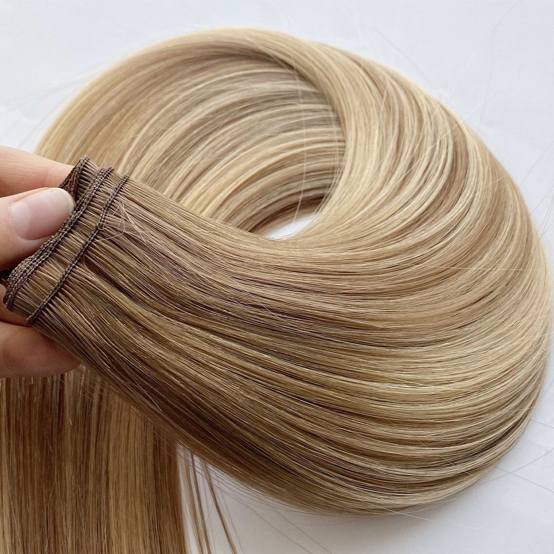 2023 years New Weft Replace To Hand Tied Weft High quality human hair extension for the different color no shedding