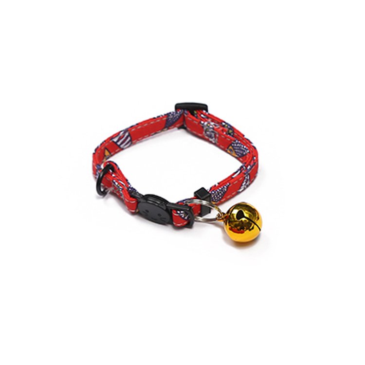 MIDEPET Wholesale Pet Accessories Breakaway Cat Tracking Bell Manufacture Adjustable Luxury Reflective Cat Collar Cute Small XS