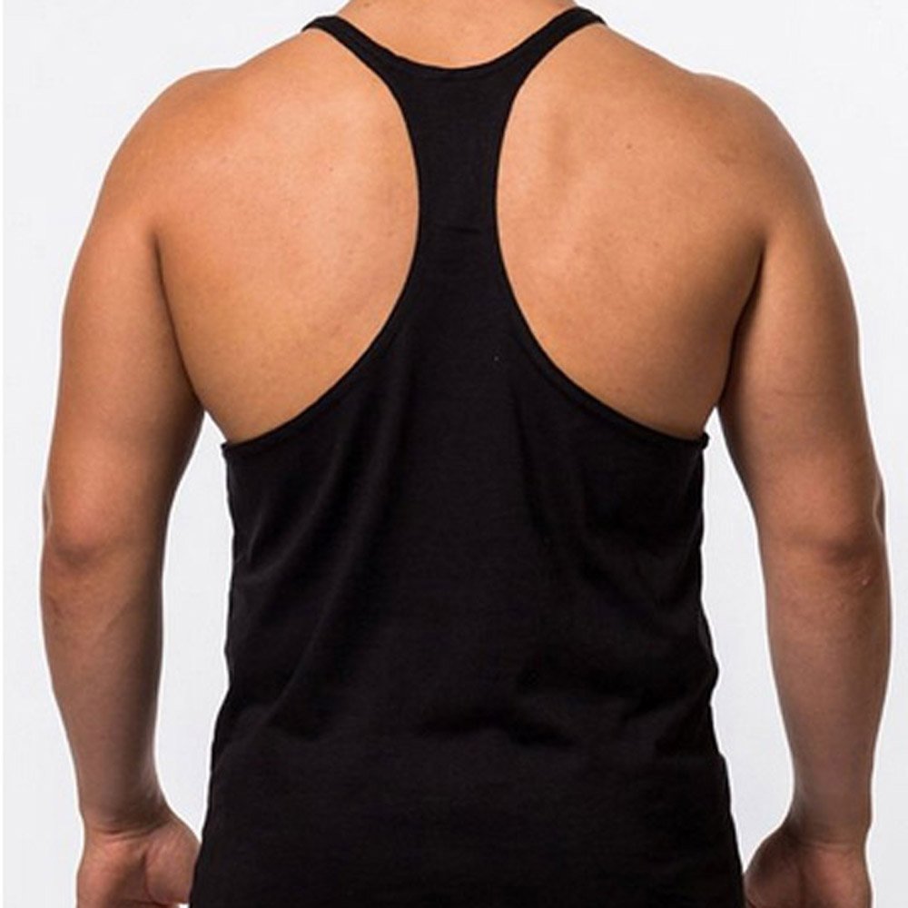 Custom Wholesale Fitness Sports Workout Gym Clothing Tank Top Bodybuilding Stringer Vest Custom Cotton Gym Mens Running Singlet