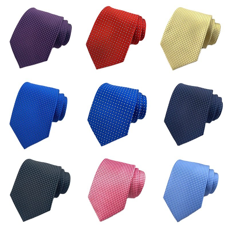 8cm Polyester Tie Handmade Fashion Multicolor Men's Formal business Vestidos Wedding Business Dress Casual Party Suits Tie