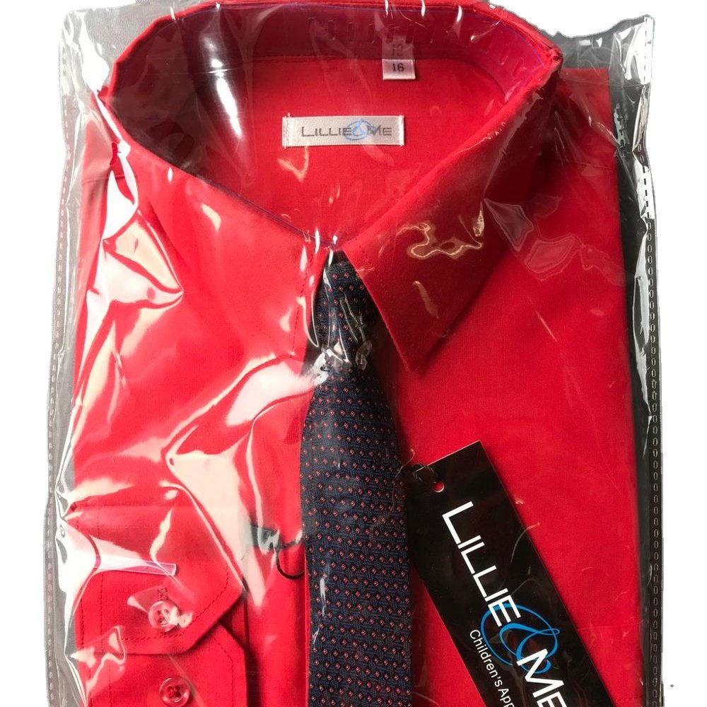 Boy's shirt with tie Kid's dress shirt