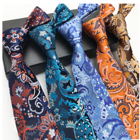 Manufacturer Drop Ship High Quality Neck Tie Fancy Floral Handmade Necktie
