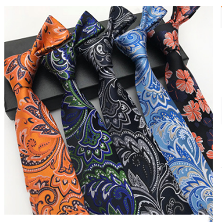 Manufacturer Drop Ship High Quality Neck Tie Fancy Floral Handmade Necktie