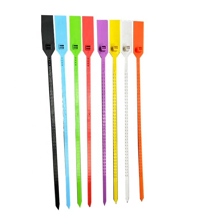 Numbered Tamper Tags Supplier Printing Logo Security Seal Big Tag Pull Tight Cable Zip Tie for Garment