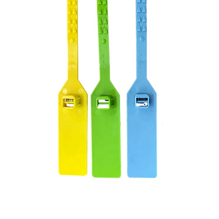 Numbered Tamper Tags Supplier Printing Logo Security Seal Big Tag Pull Tight Cable Zip Tie for Garment